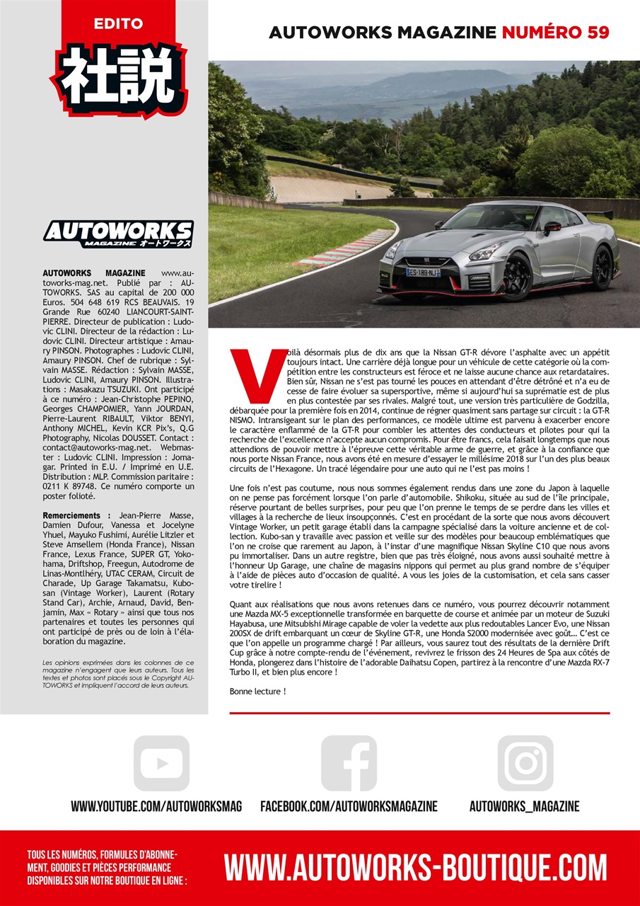 Autoworks Magazine Preview Pages