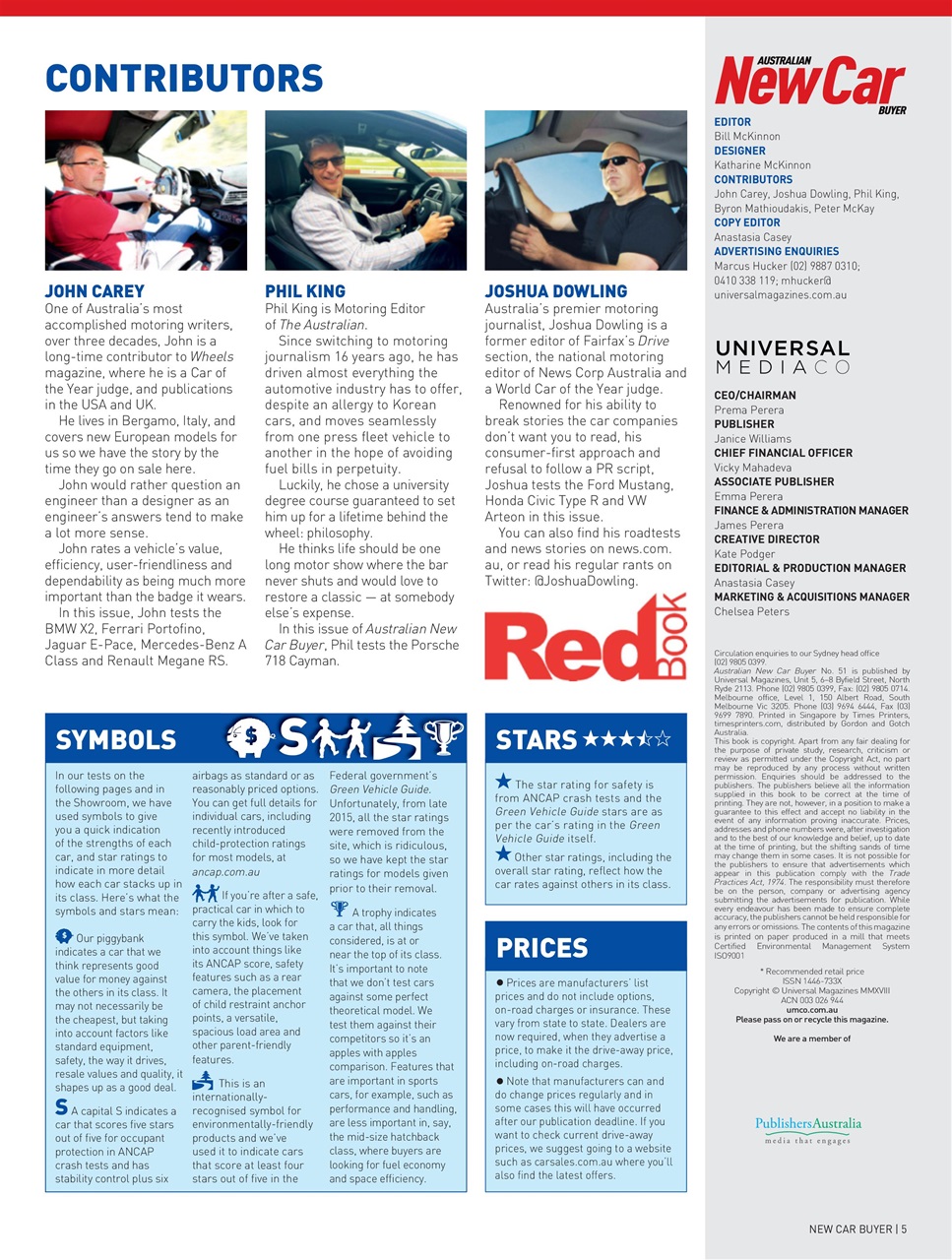 Australian New Car & SUV Buyers Guide Preview Pages