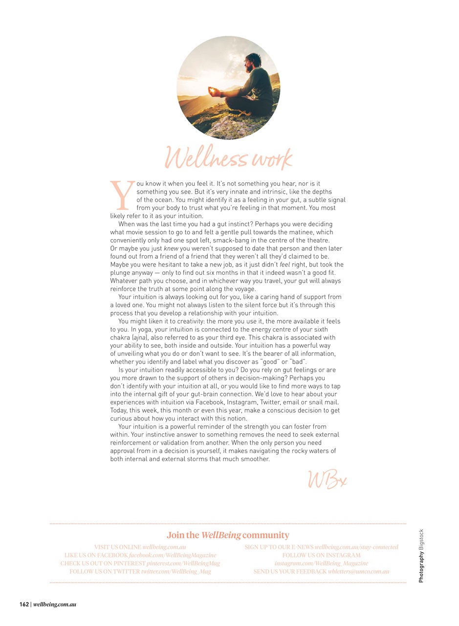 WellBeing Preview Pages