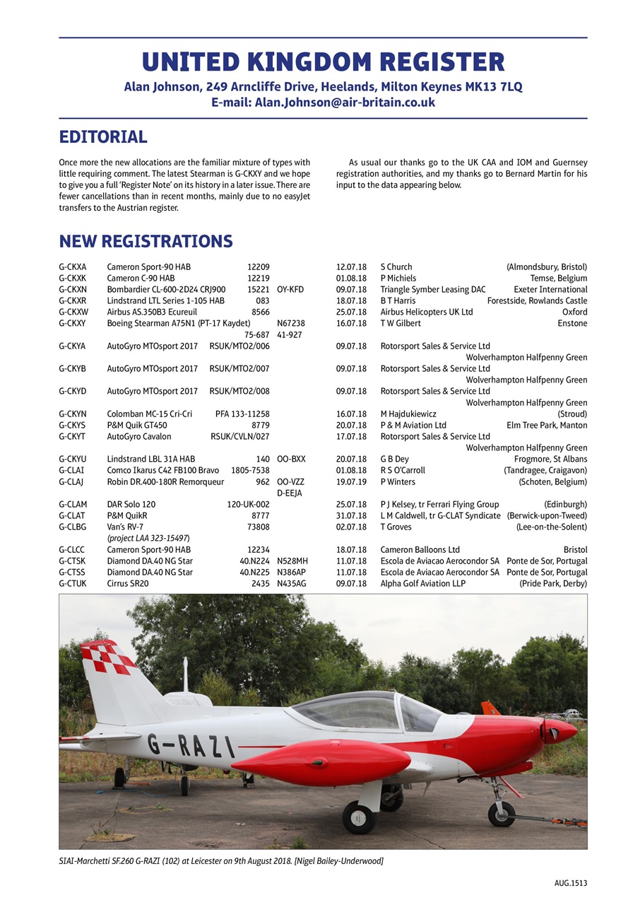 Air Britain News Preview Pages