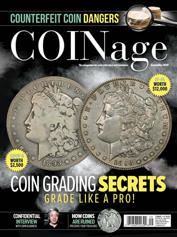 COINage Magazine issue September 2018