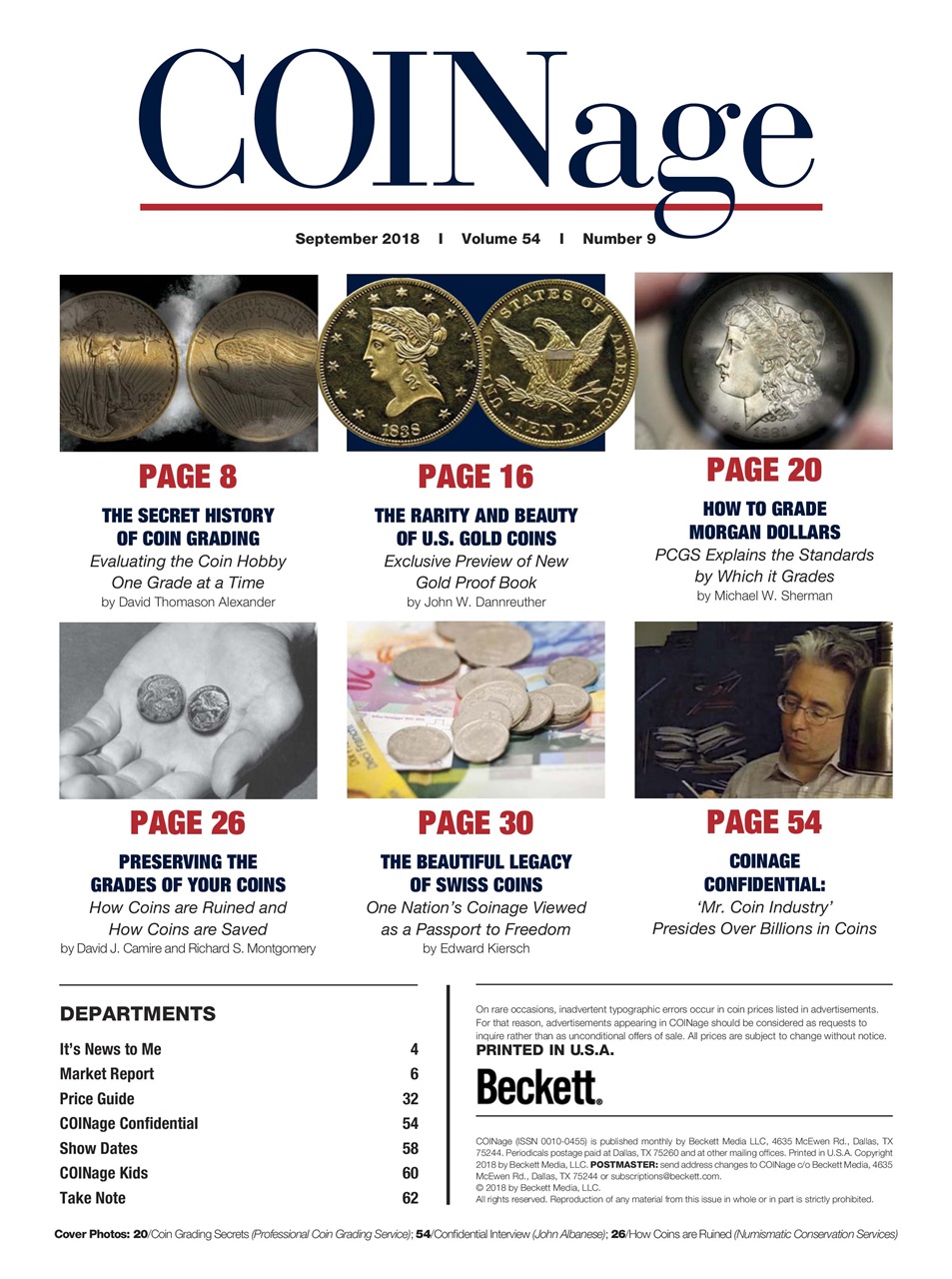 COINage Magazine Preview Pages