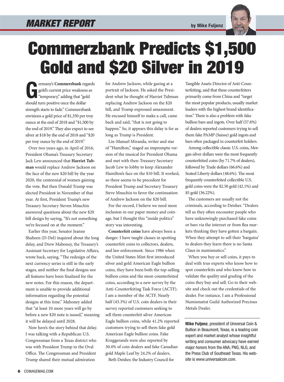 COINage Magazine Preview Pages