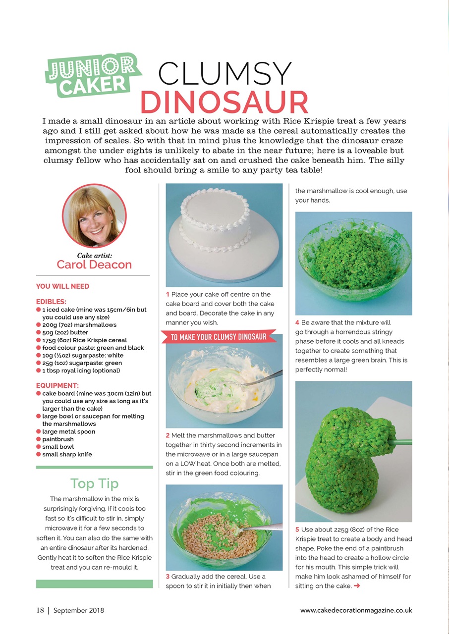 Cake Decoration & Sugarcraft Magazine Preview Pages