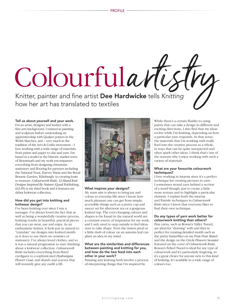 Knitting Preview Pages