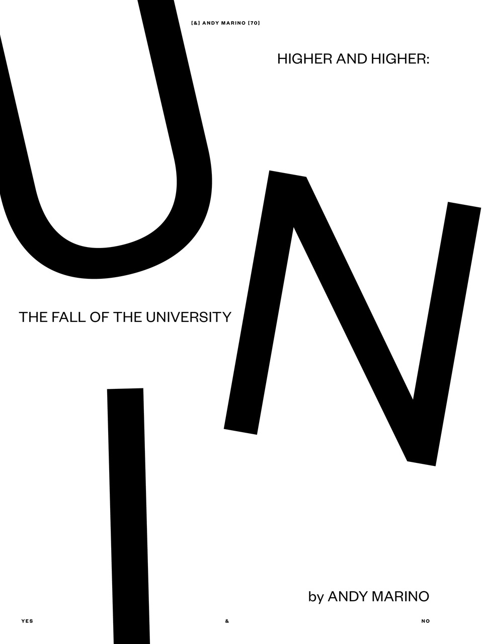 Yes & No Magazine Preview Pages