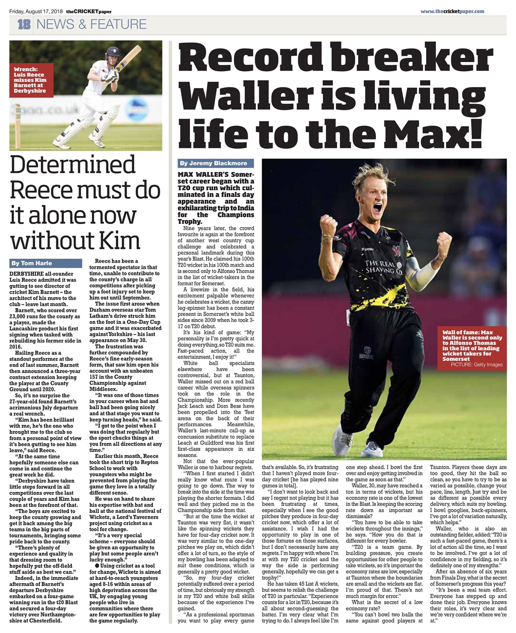 The Cricket Paper Preview Pages