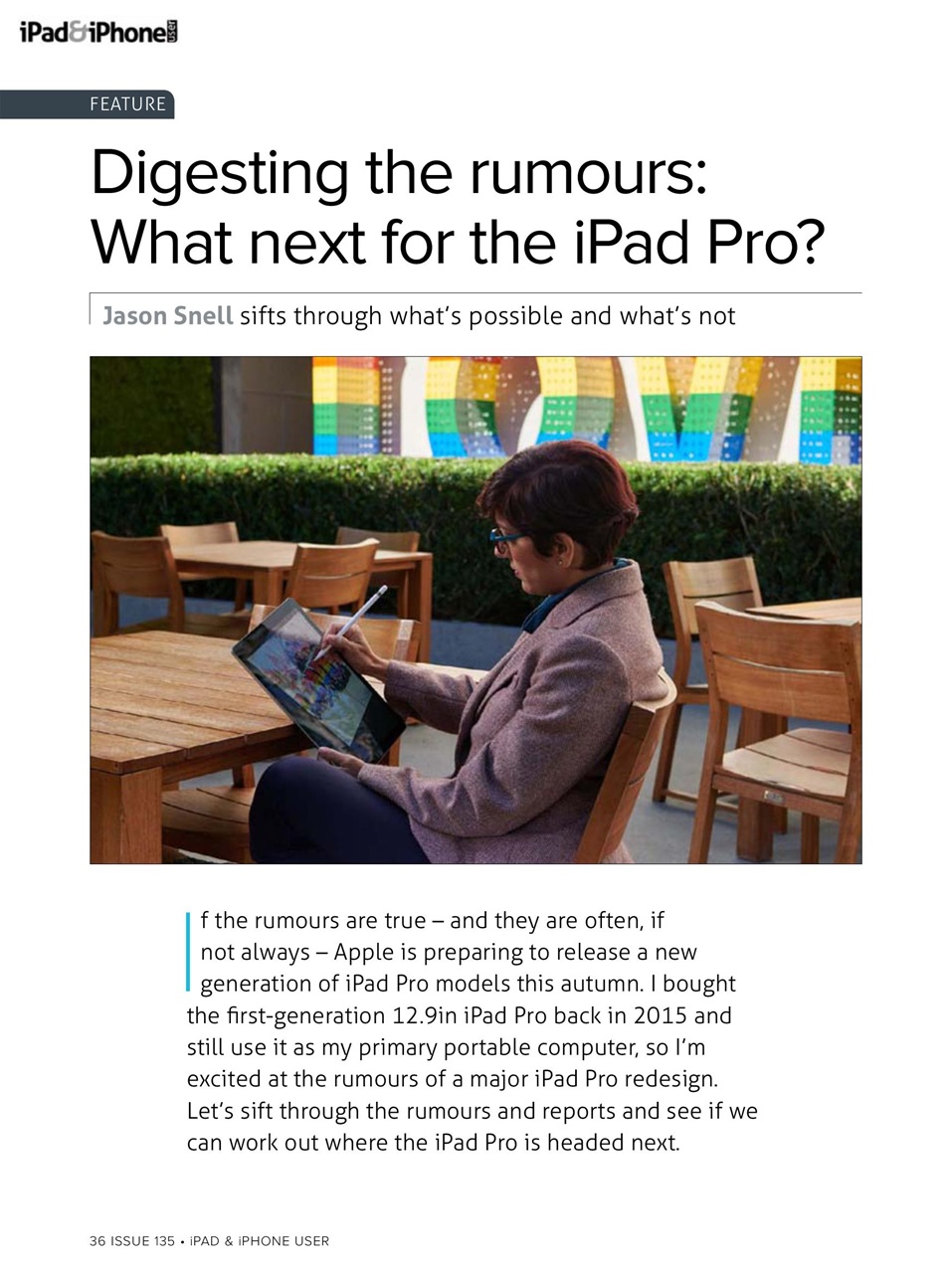 iPad and iPhone User Preview Pages