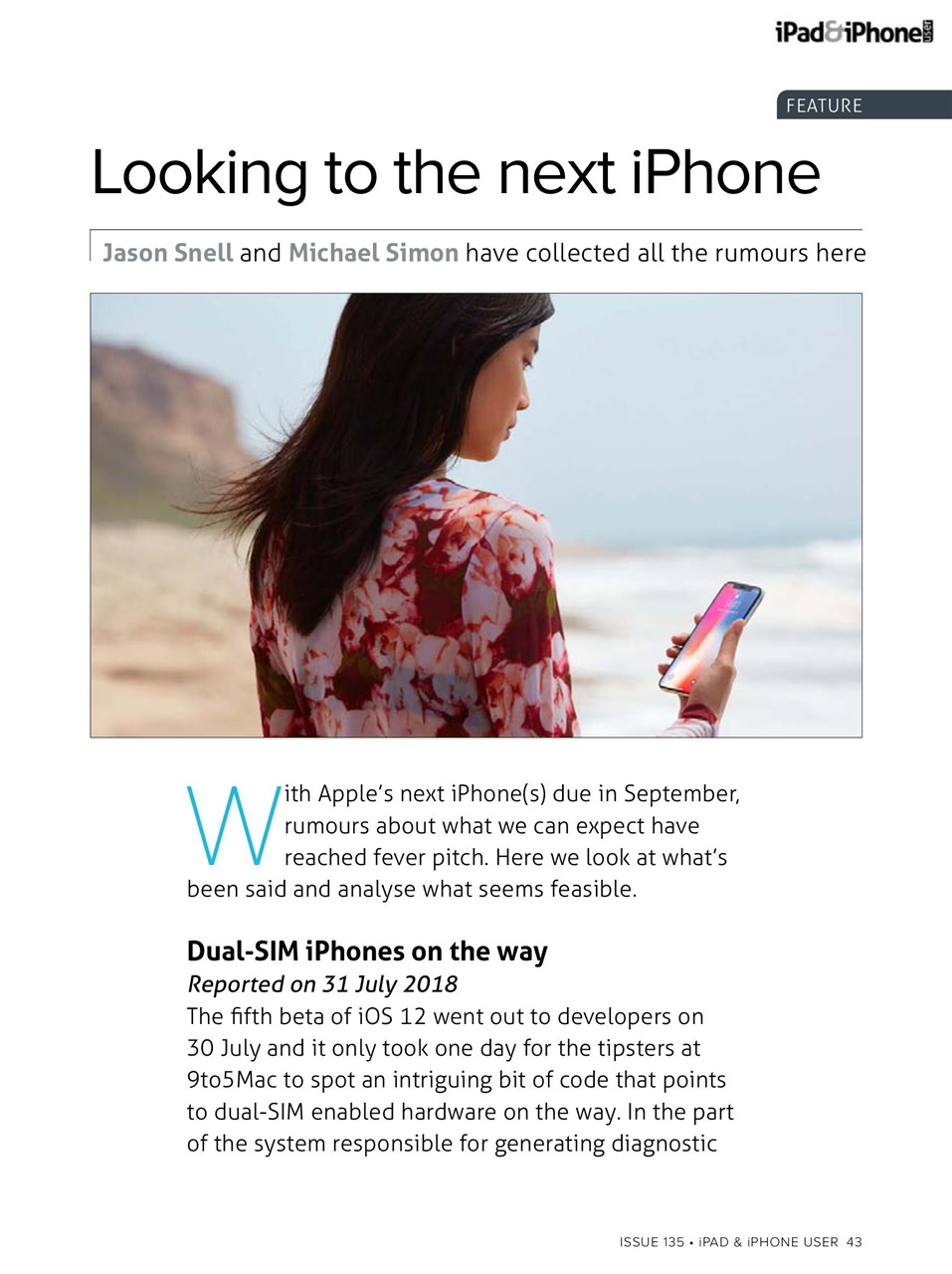 iPad and iPhone User Preview Pages