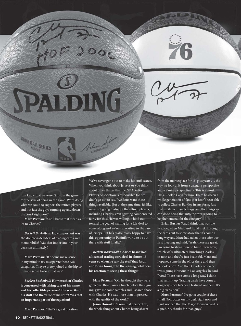 Beckett Basketball Magazine Preview Pages