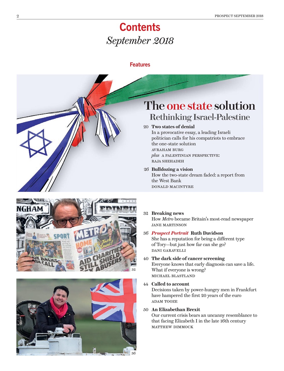 Prospect Magazine Preview Pages