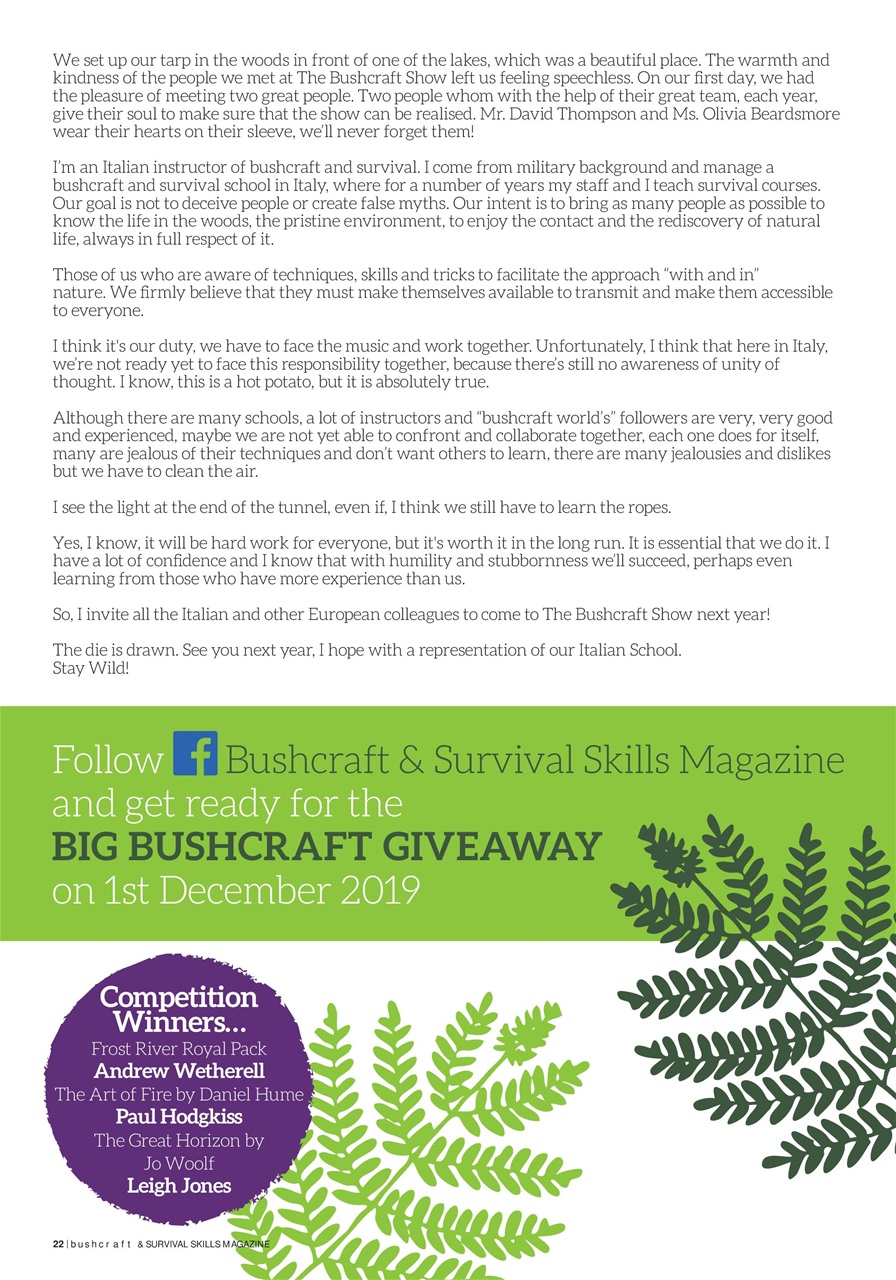 Bushcraft & Survival Skills Magazine Preview Pages