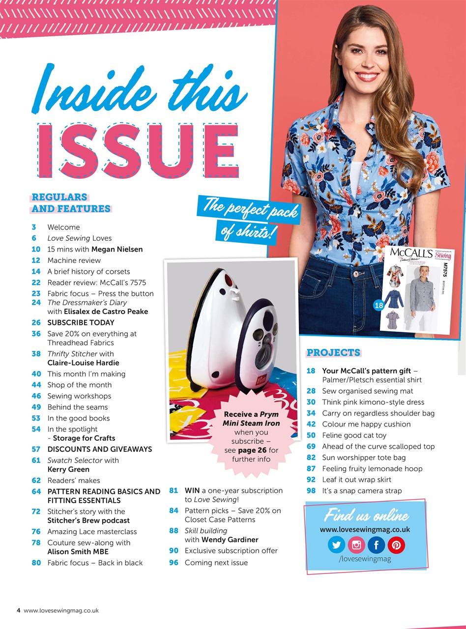 Love Sewing Preview Pages