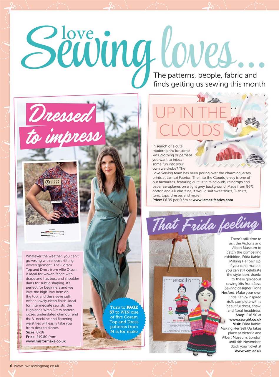 Love Sewing Preview Pages