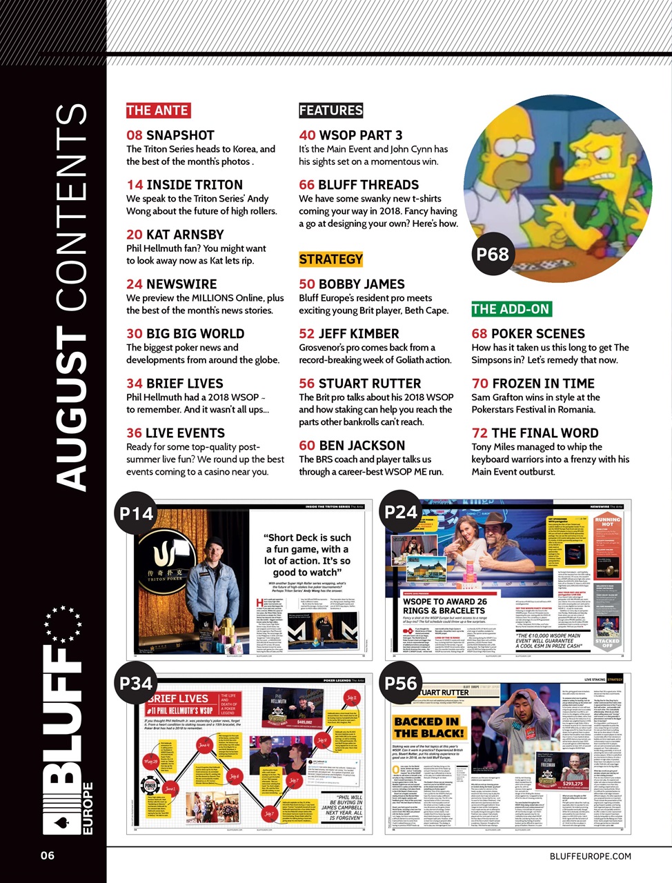 Bluff Europe Preview Pages