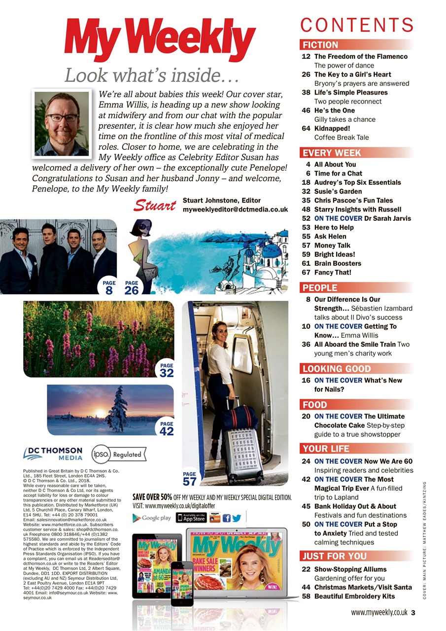 My Weekly Preview Pages