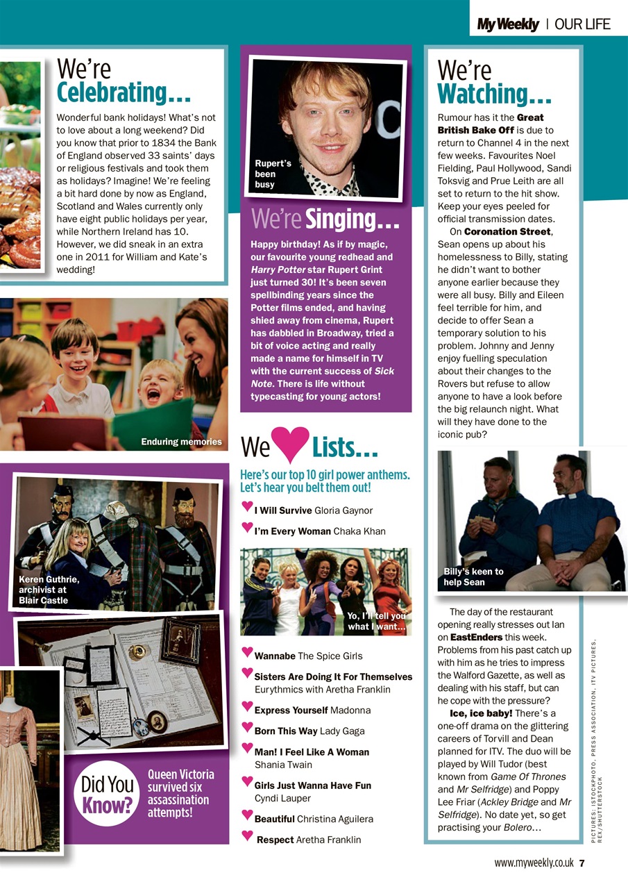 My Weekly Preview Pages