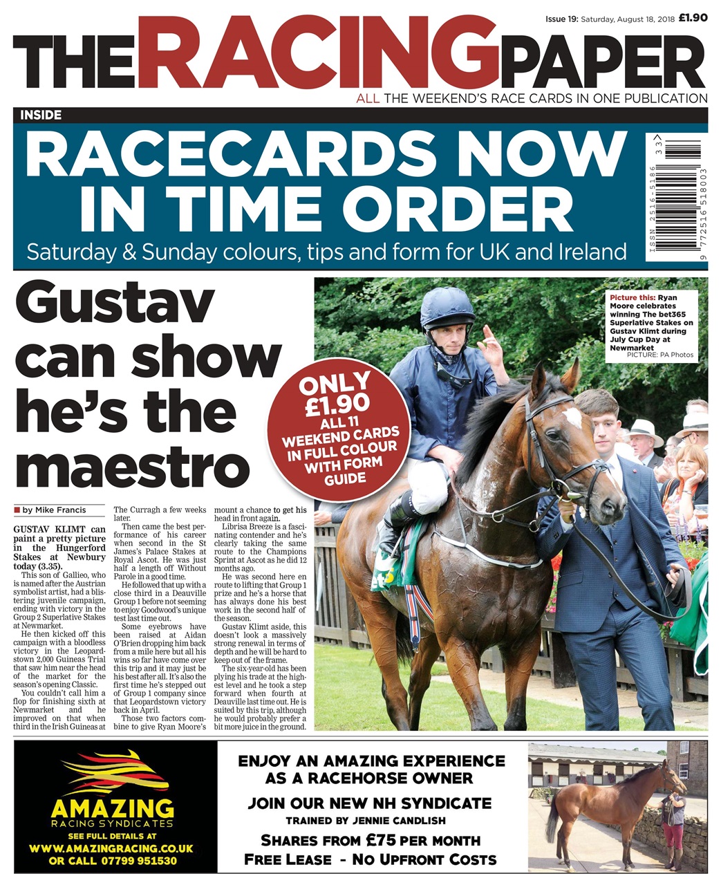 The Racing Paper Preview Pages