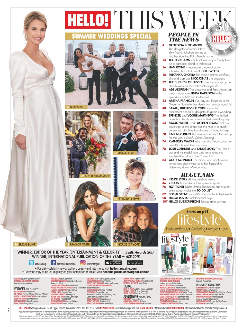 Hello! Magazine Preview Pages