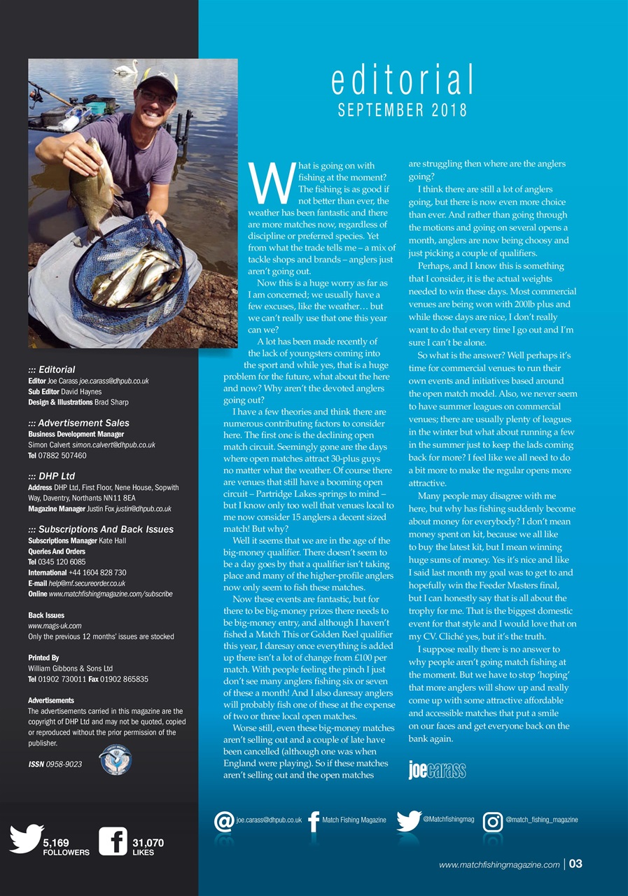 Match Fishing Preview Pages