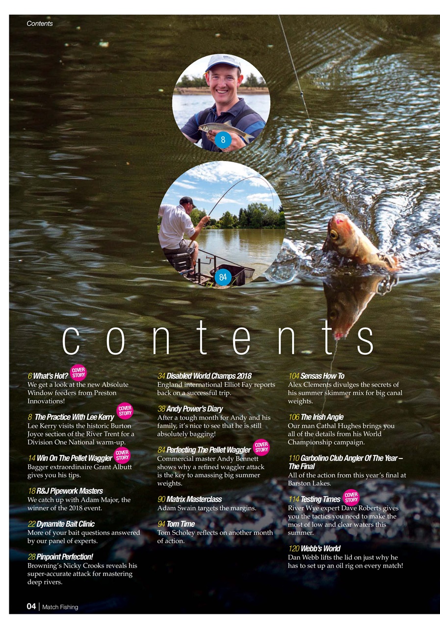 Match Fishing Preview Pages
