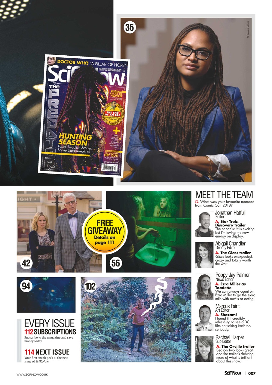 SciFiNow Preview Pages