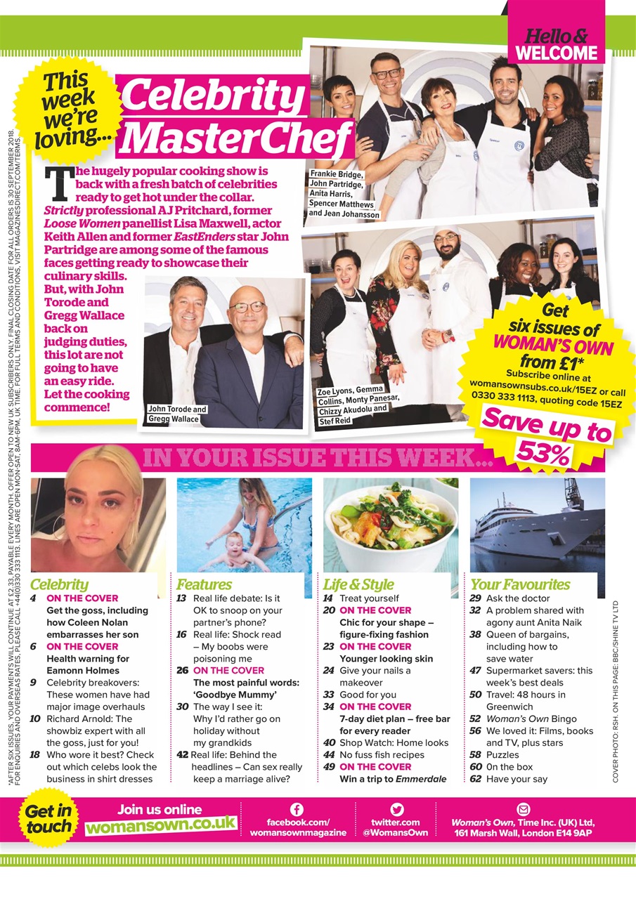 Woman's Own Preview Pages