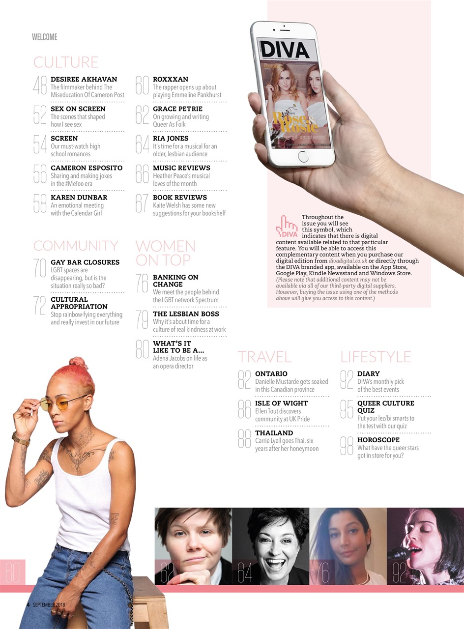 DIVA Magazine Preview Pages