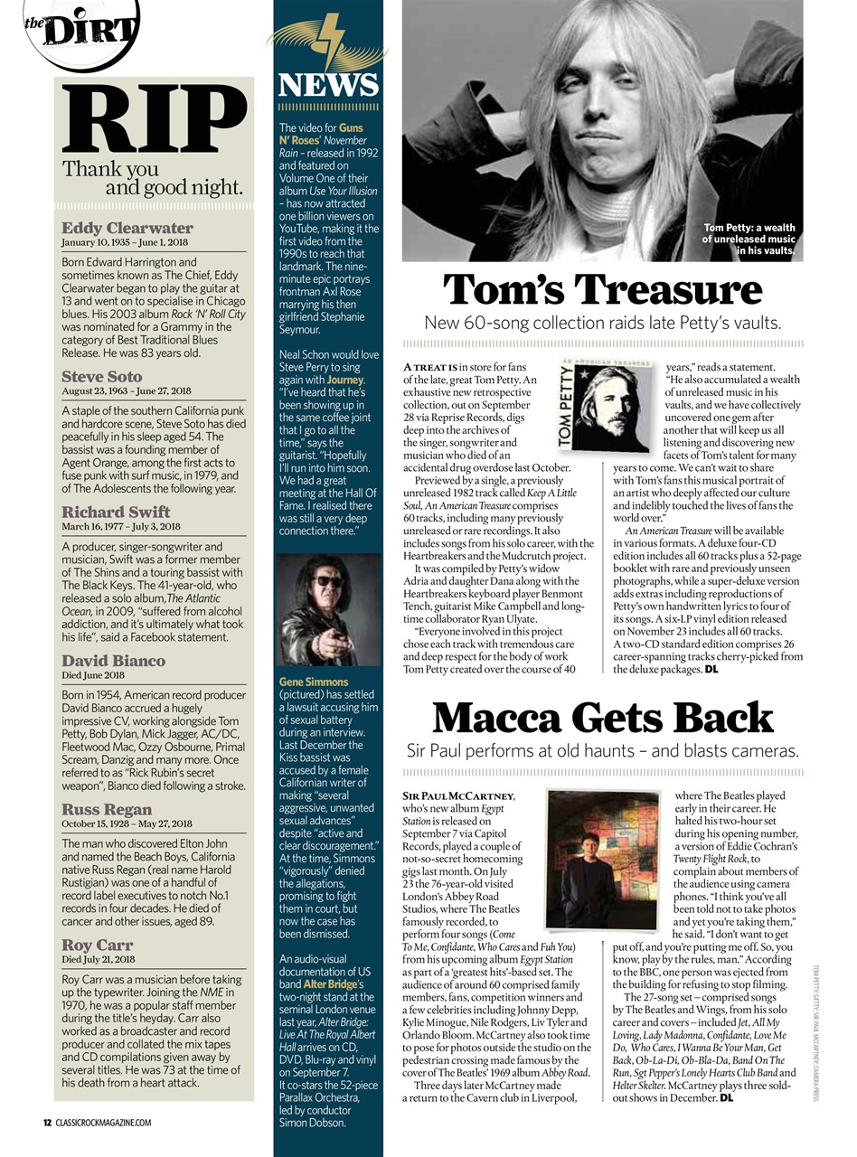 Classic Rock Preview Pages