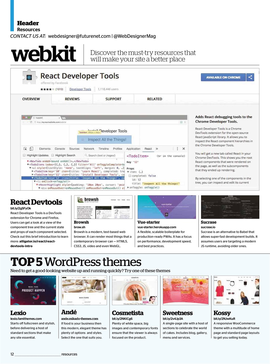 Web Designer Preview Pages