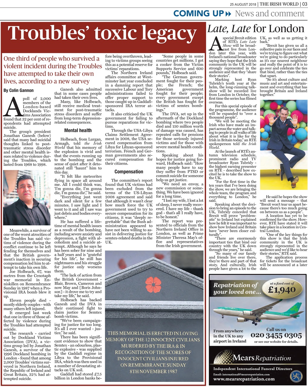 Irish World Preview Pages