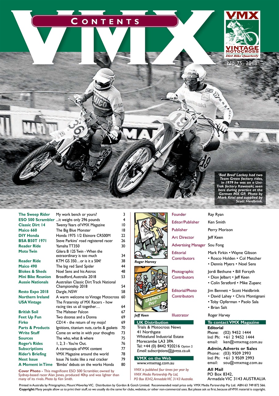 VMX Magazine Preview Pages