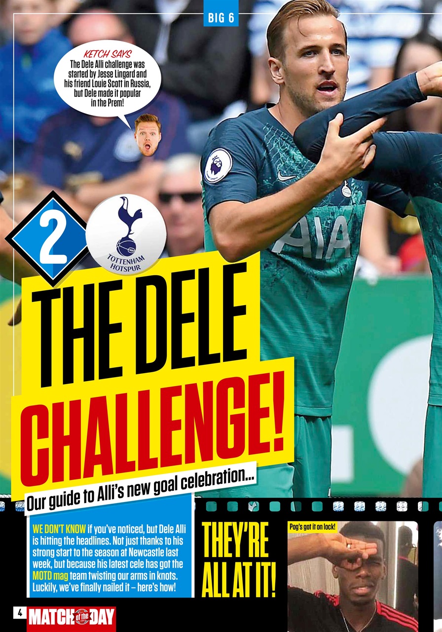 Match of the Day Preview Pages