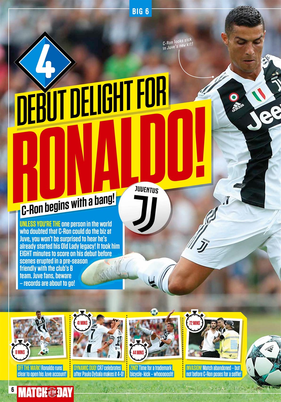 Match of the Day Preview Pages