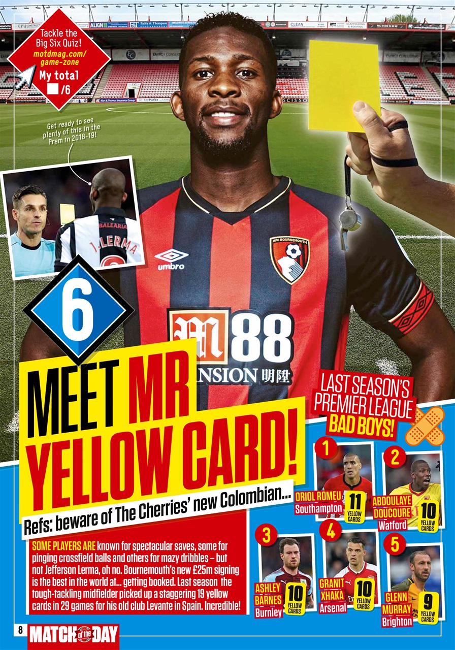 Match of the Day Preview Pages