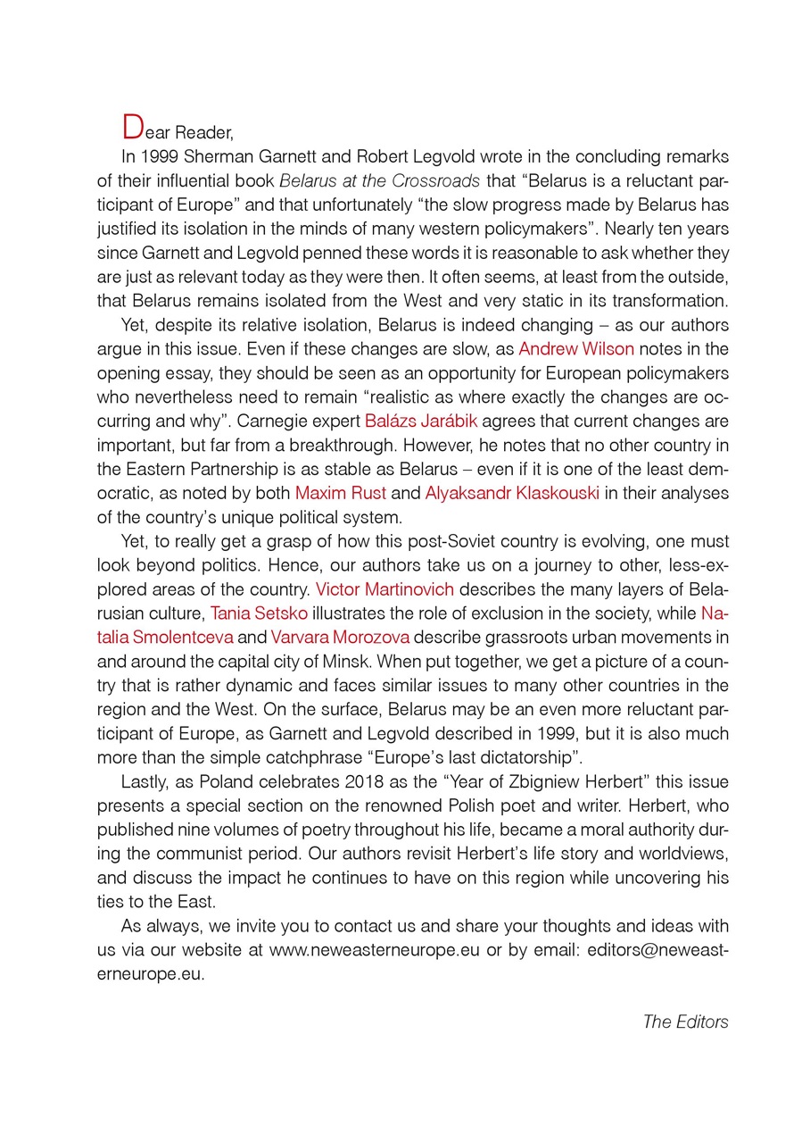 New Eastern Europe Preview Pages