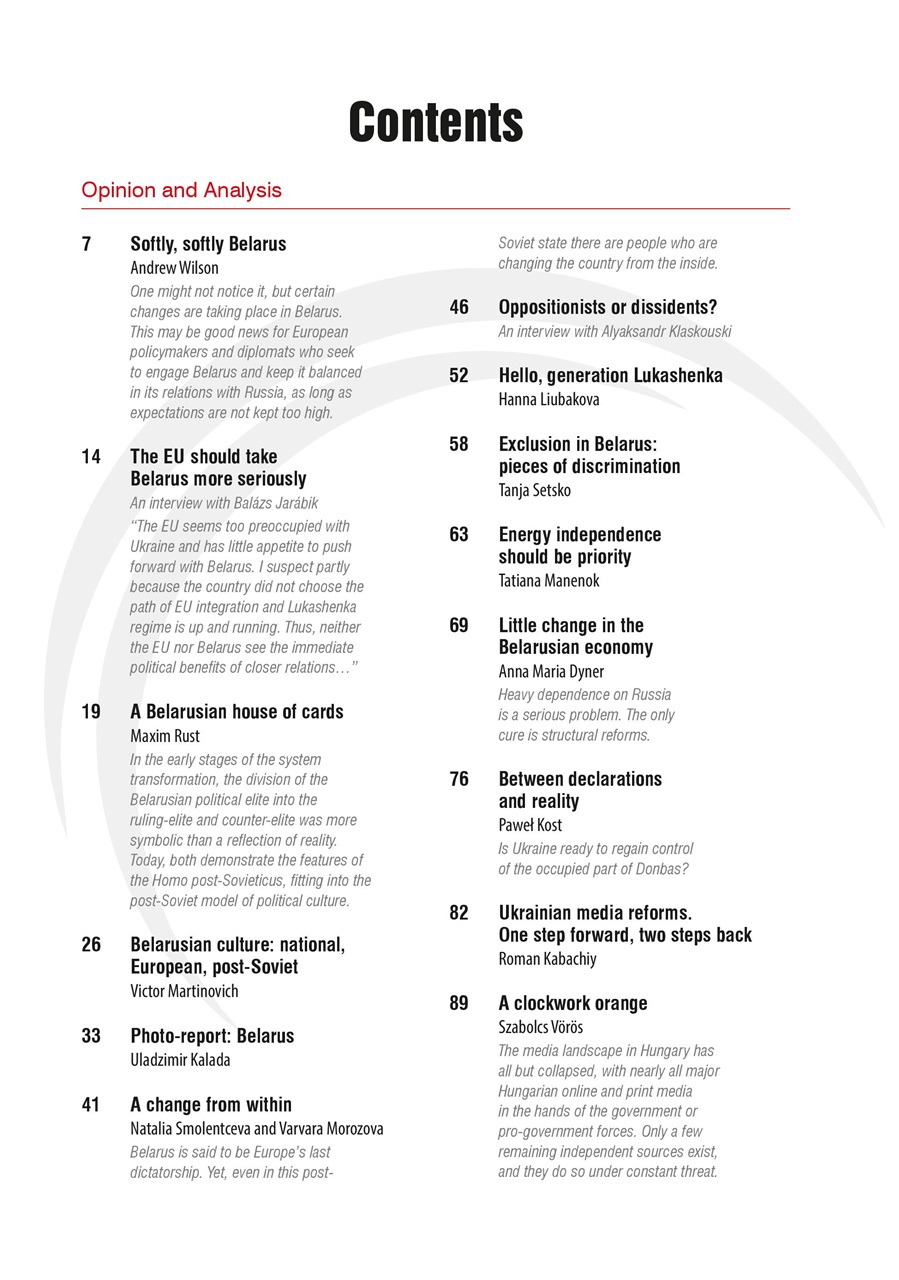 New Eastern Europe Preview Pages