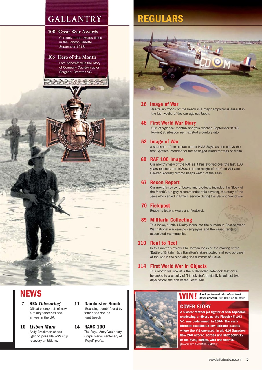 Britain at War Magazine Preview Pages