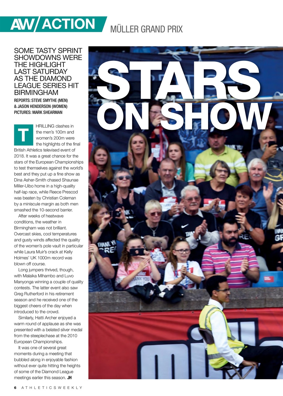 AW – Athletics Weekly Magazine Preview Pages
