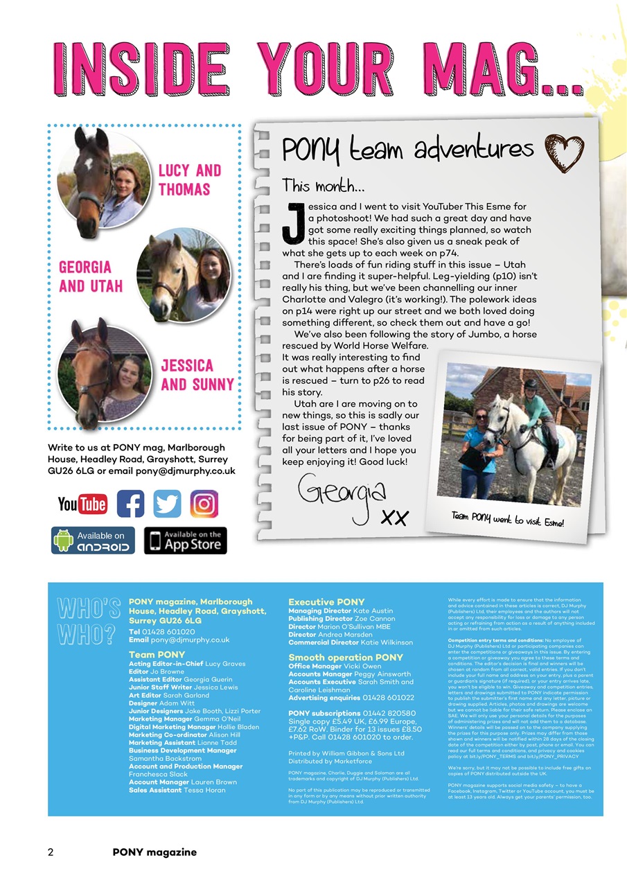 Pony Magazine Preview Pages