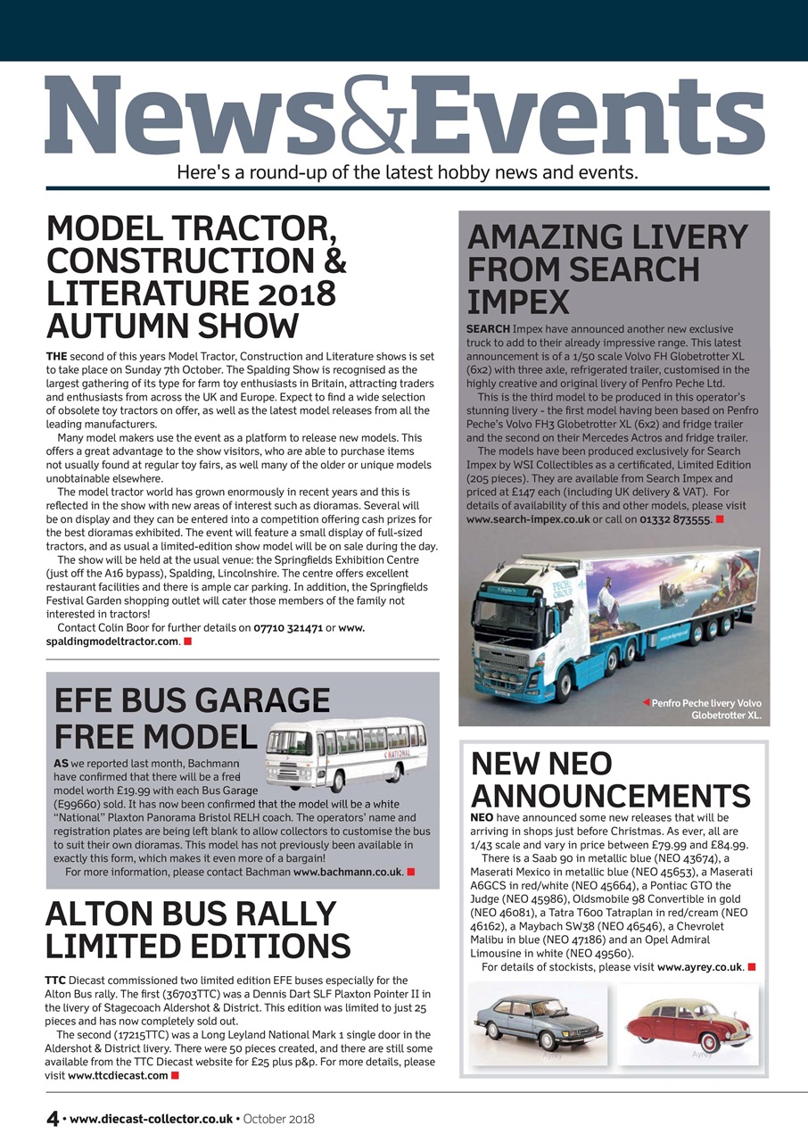 Diecast Collector Preview Pages