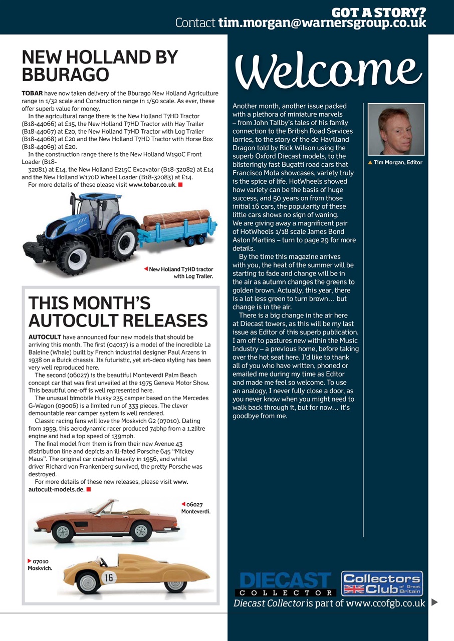 Diecast Collector Preview Pages