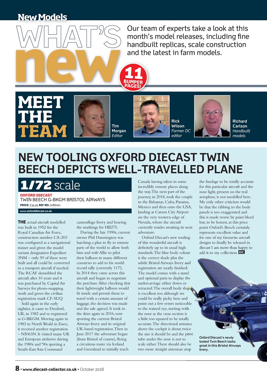 Diecast Collector Preview Pages