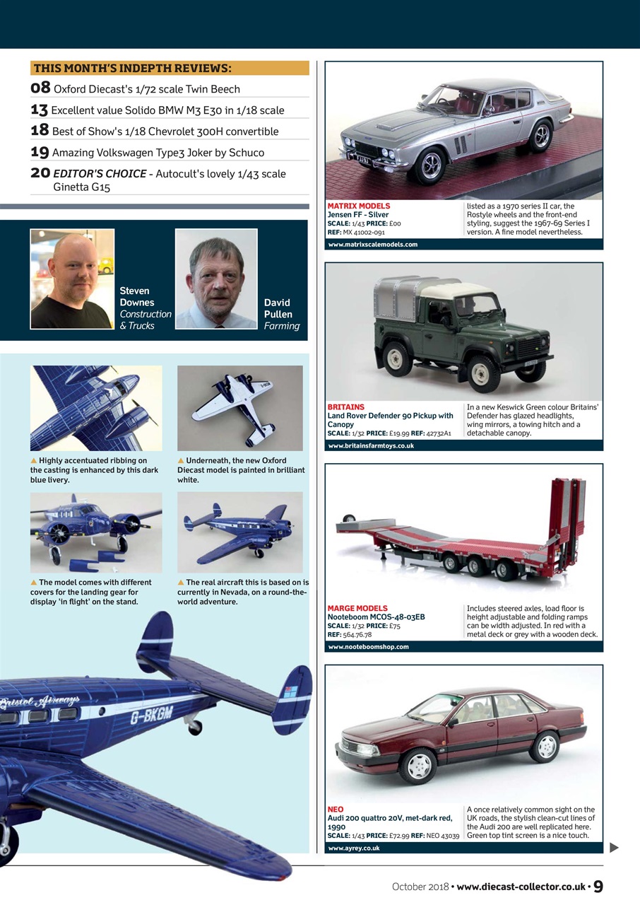 Diecast Collector Preview Pages