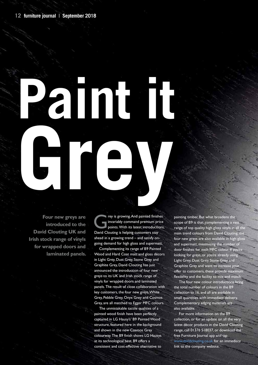 Furniture Journal Magazine Preview Pages