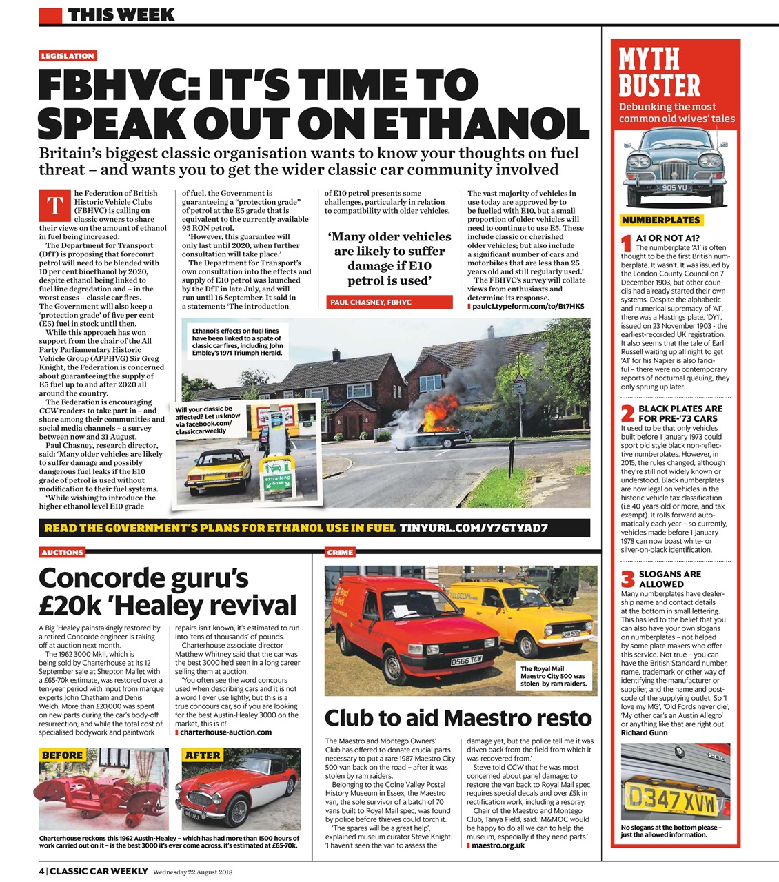 Classic Car Weekly Preview Pages