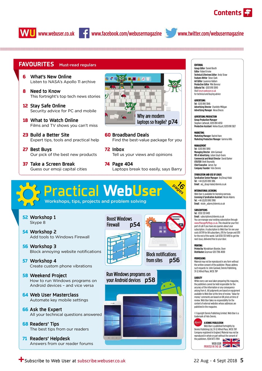 Webuser Preview Pages