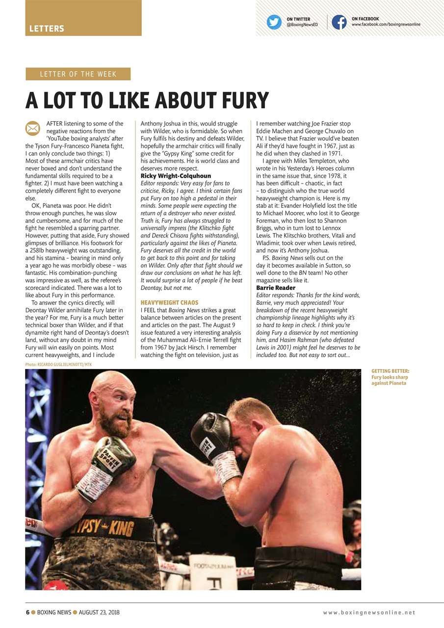 Boxing News Preview Pages