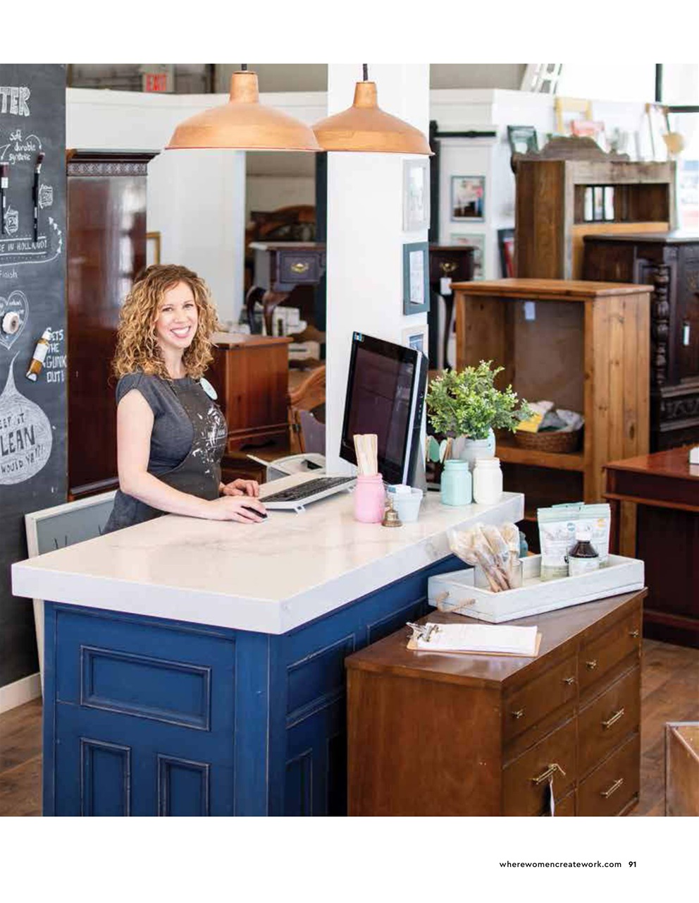 Where Women Create Work Preview Pages