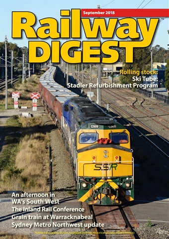 Railway Digest issue September 2018